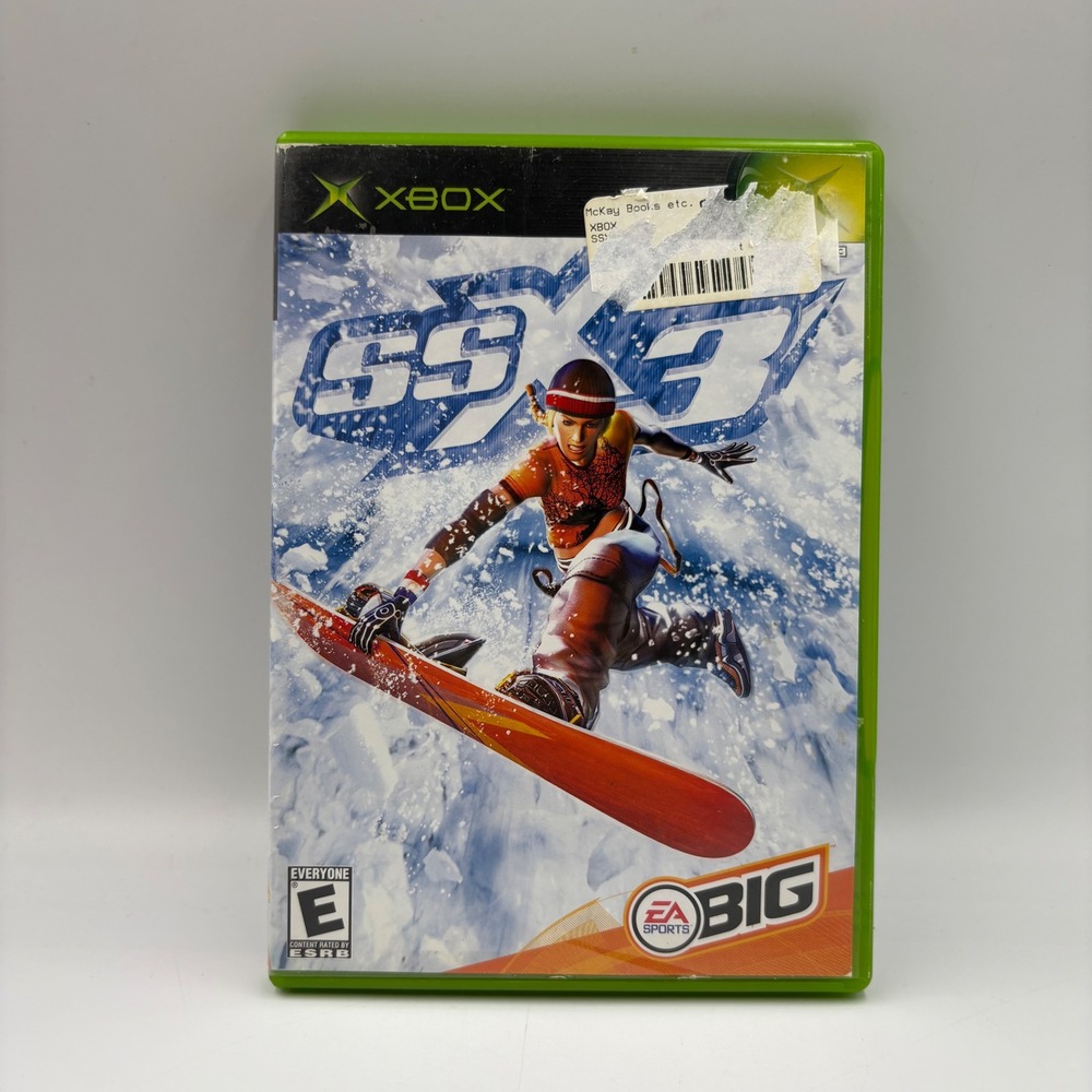 EA Sports SSX 3 Video Game Xbox Green Good Snowboarding Retro